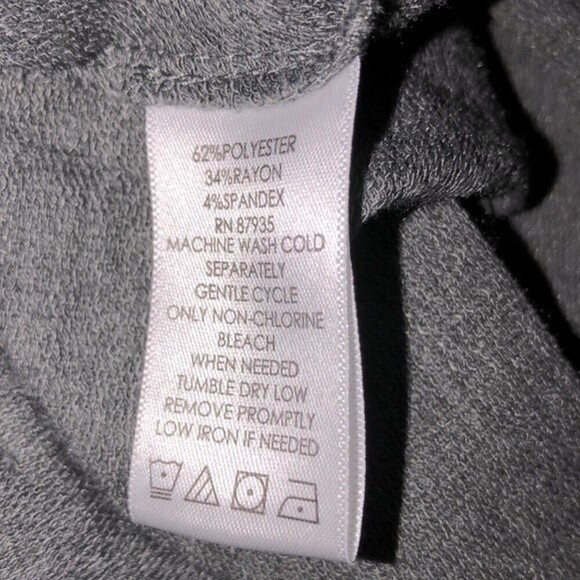 LOGO size medium grey cozy zip up jacket - Picture 5 of 6